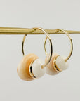MEDIUM PUKA SHELL HOOPS