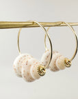 LARGE PUKA SHELL HOOPS