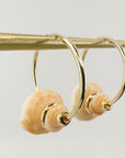 MEDIUM PUKA SHELL HOOPS