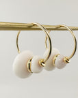 MEDIUM PUKA SHELL HOOPS
