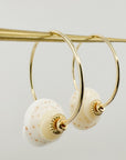 LARGE PUKA SHELL HOOPS