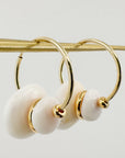MEDIUM PUKA SHELL HOOPS