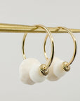 MEDIUM PUKA SHELL HOOPS