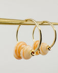 MEDIUM PUKA SHELL HOOPS