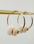 MEDIUM PUKA SHELL HOOPS
