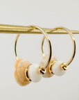 MEDIUM PUKA SHELL HOOPS