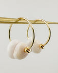 MEDIUM PUKA SHELL HOOPS