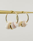 SMALL PUKA SHELL HOOPS