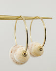 LARGE PUKA SHELL HOOPS