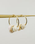 SMALL PUKA SHELL HOOPS