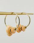 MEDIUM PUKA SHELL HOOPS